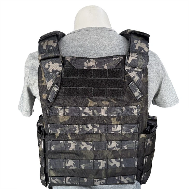 Tactical Vest For Men Quick Release Outdoor Training Vest Adjustable For Adults